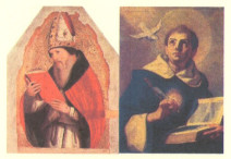 “Due grandi padri della Chiesa: Sant’Agostino e San Tommaso”