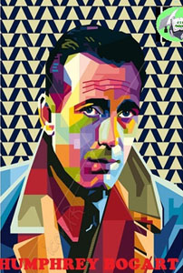 Omaggio a Humphrey Bogart.