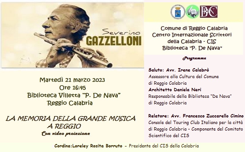 “La memoria della grande musica a Reggio”.