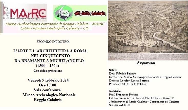 “L’arte e l’architettura a Roma nel Cinquecento”